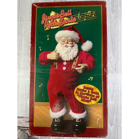 Christmas Fantasy Ltd Other - Jingle Bell Rock Santa 1998 16" Plays Music Dances Tested Excellent